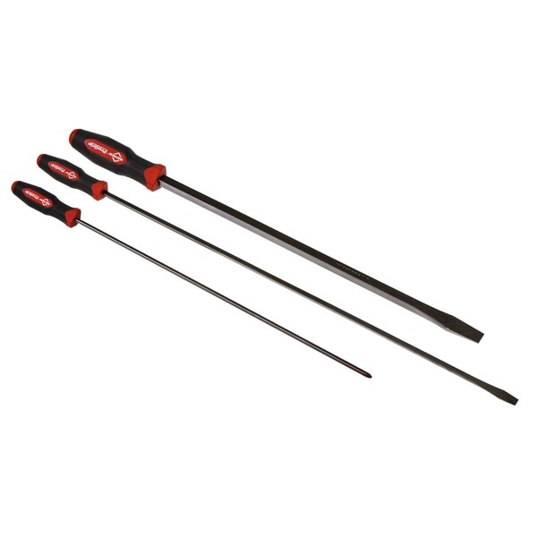 SCREWDRIVER SET 3PC CARDED 7343